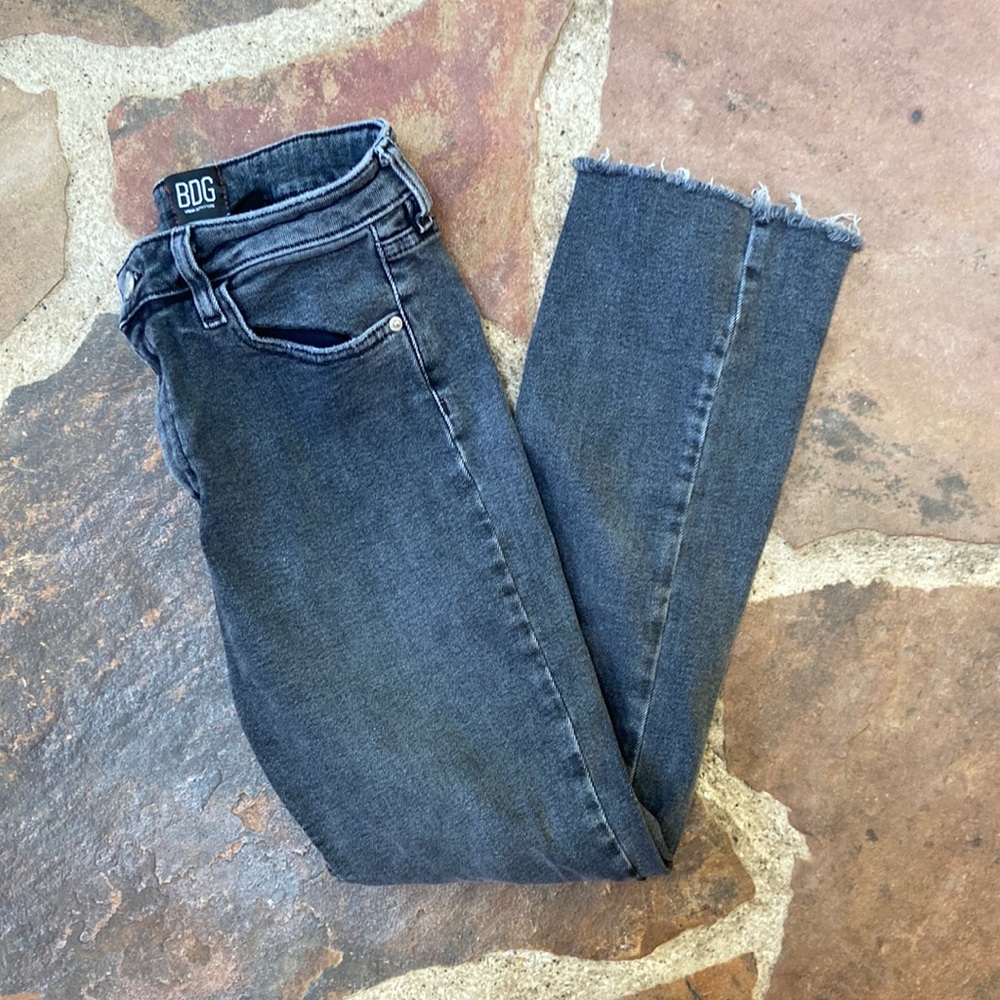 BDG High Waisted Cropped Kick Flare Jean